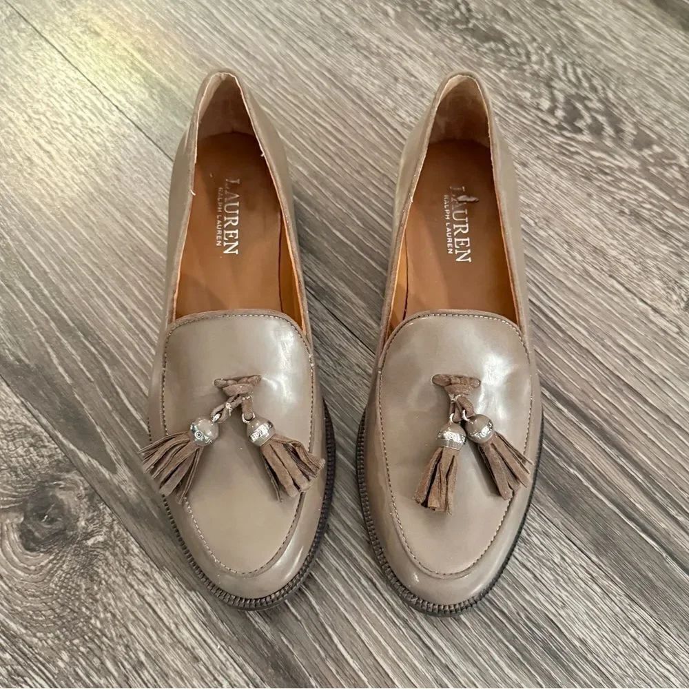 Lauren Ralph Lauren Brindy Spazzolato Tassel Loafers